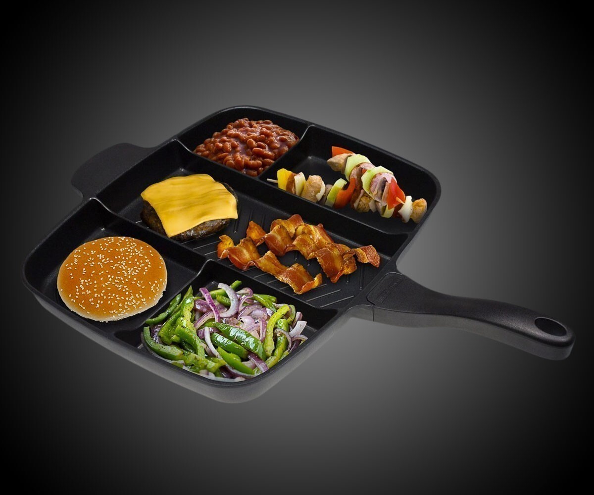 13. Master Pan Non-Stick Divided Grill