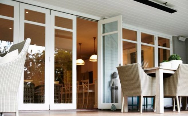 Bifold doors for porch